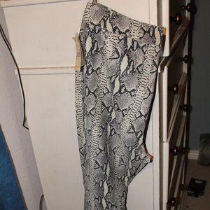 Wilsons Snakeskin leather pants